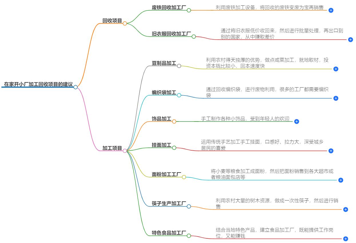 自己在家开小厂加工回收项目有哪些？高盈利的项目推荐