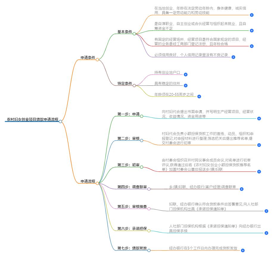 农村妇女创业项目贷款怎么申请？流程详解