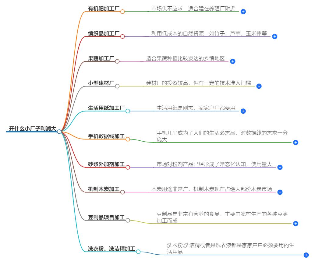 开什么小厂子利润大？高收益项目推荐