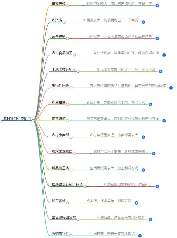 农村独门生意项目赚钱吗？能带来丰厚利润吗