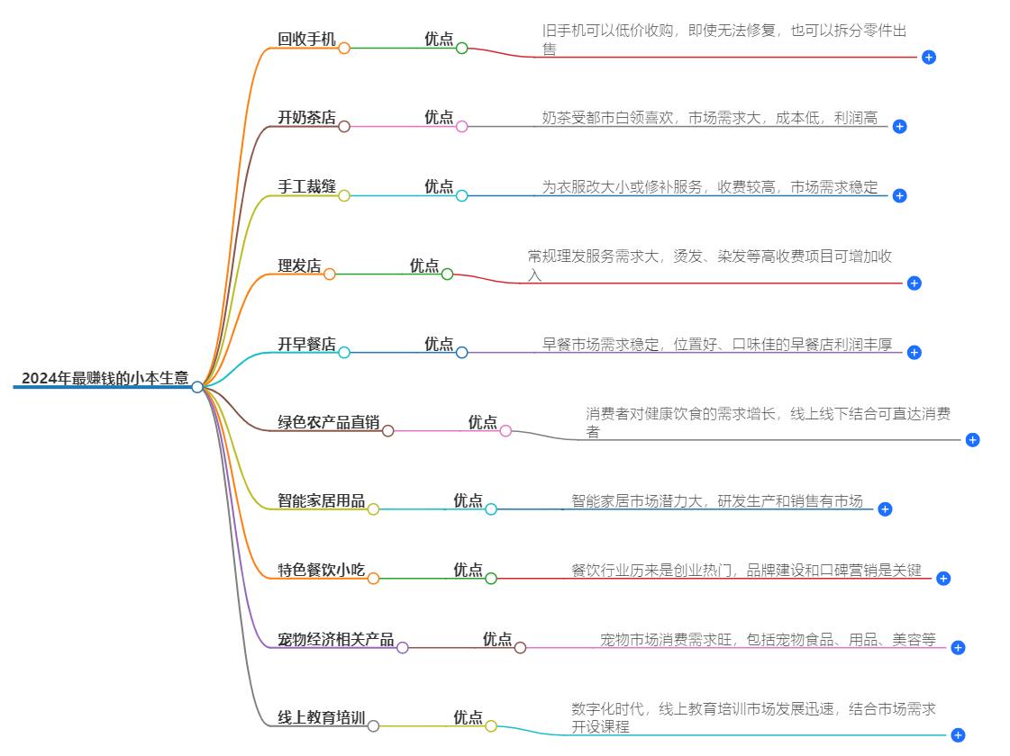 2024年最赚钱的小本生意有哪些？这些项目不容错过